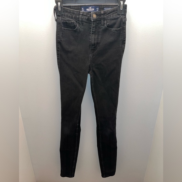 Hollister 0L Black Ultra High-Rise Super Skinny - Picture 1 of 3